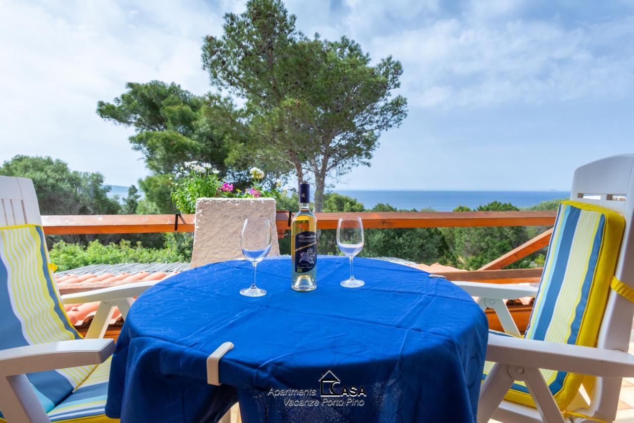 Apartments Casa Vacanze Porto Pino Eksteriør billede