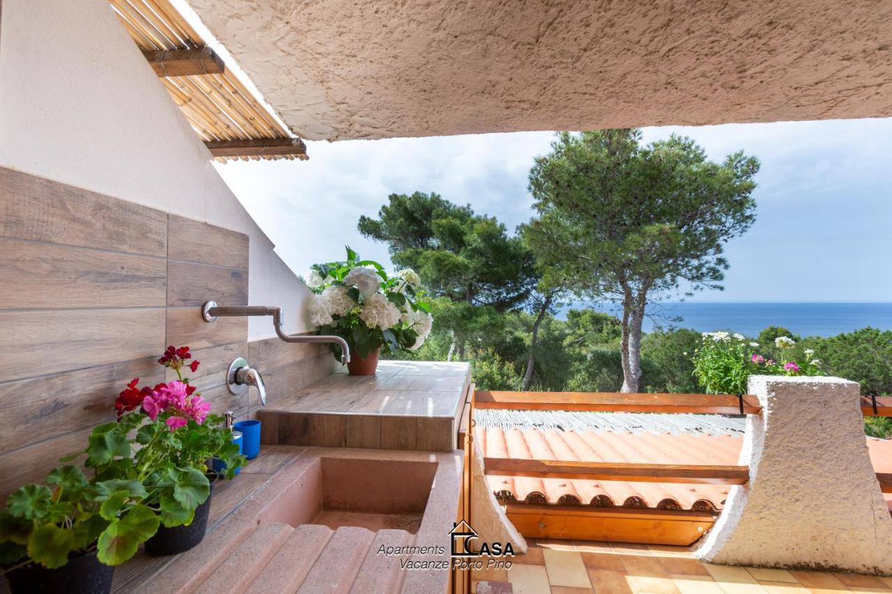 Apartments Casa Vacanze Porto Pino Eksteriør billede